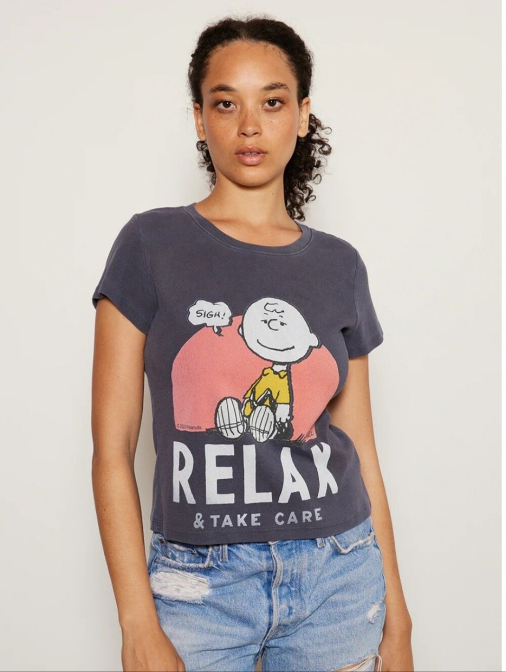 People Of Leisure × Peanuts Organic Cotton Baby Tee Large